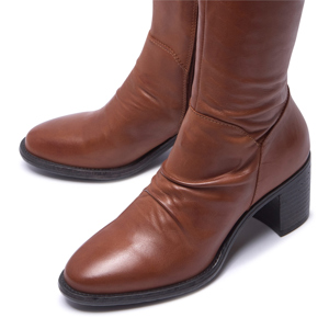 Carl Scarpa Lodeve Tan Leather Ankle Boots